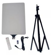 Kit de iluminación de vídeo con panel de 19 pulgadas bicolor Blanco y cálido