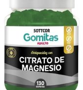 Citrato De Magnesio Gomitas 130 Unidades Adultos Sin Sabor