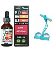 Complejo B Sublingual, Vitamina B12, B6 y B1 Gotas mas Obsequio