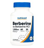 Berberina Nutricost Metabolismo Saludable 1200mg 60 Capsulas
